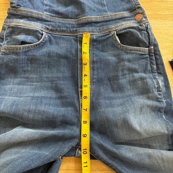 Mother RARE Denim The Tie Back Hustler Ankle Fray Jumpsuit NEW - Picture 10 of 13